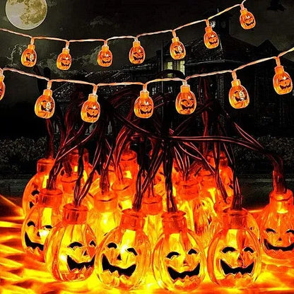 Guirlande LED Lumineuse Halloween Tunisie - CITROUILLE - SQES