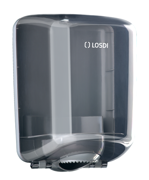 LOSDI Distributeur de Papier à Rouler ABS Fumé ELEGANCE