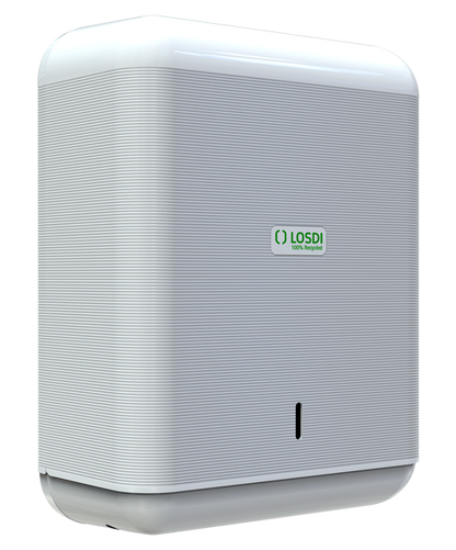 LOSDI Distributeur Papier Essuie Mains 600 Serviettes Blanc  - CP-3009-B