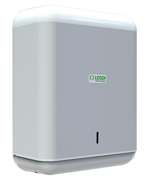 LOSDI Distributeur Papier Essuie Mains 600 Serviettes Blanc  - CP-3009-B