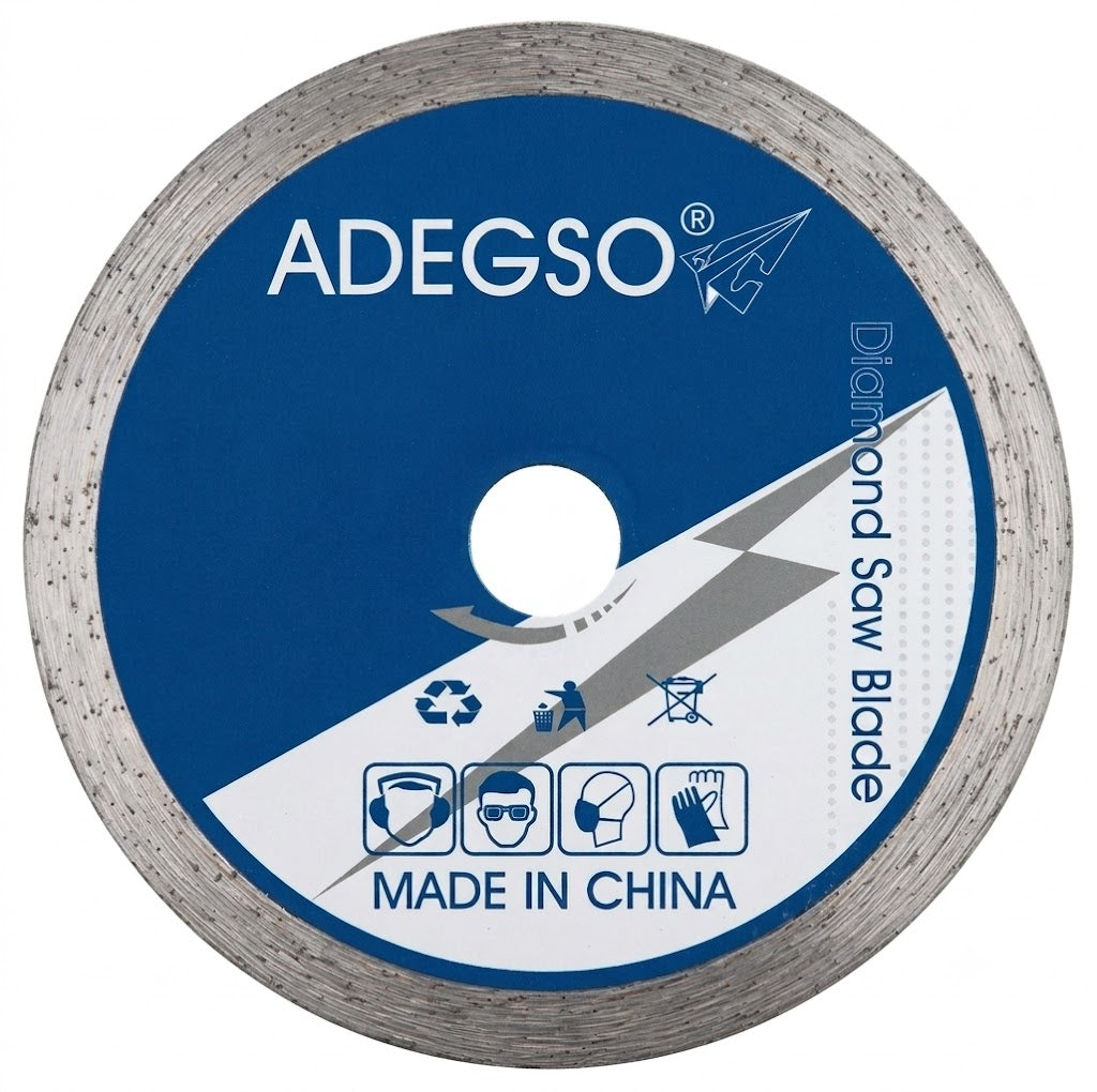 Disque diamant céramique 115 mm ADEGSO AD-30065 — Disque diamant 115 × 22,2 mm pour coupe céramique compatible | SQES Tunisie
