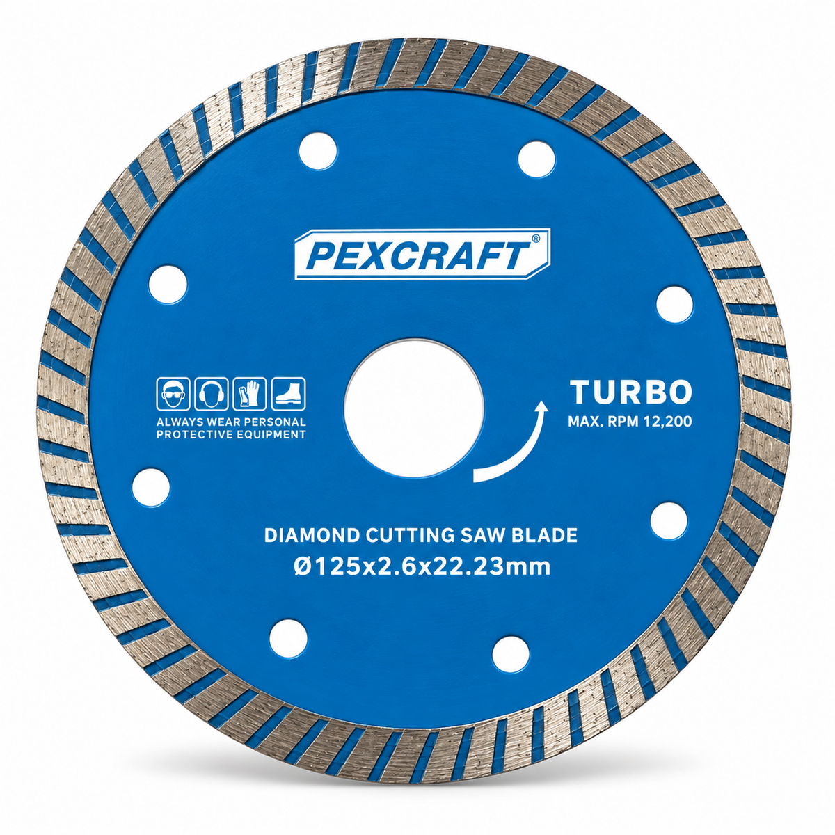 Disque diamant PEXCRAFT RF205 230 mm | SQES Tunisie
