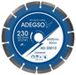 Disque diamant universel 115 mm ADEGSO AD-30007 — Disque diamant segmenté 115 × 22,2 mm coupe à sec et avec arrosage | SQES Tunisie

