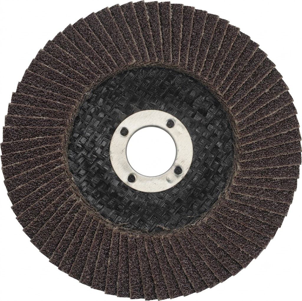 Disque à lamelles grain 80 – 115 mm ADEGSO AD-30195 — Disque abrasif Flap Disc 115 × 22,23 mm pour ponçage et finition | SQES Tunisie

