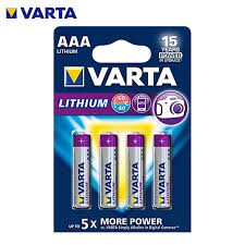 VARTA Pile Lithium AAA R06 BP4