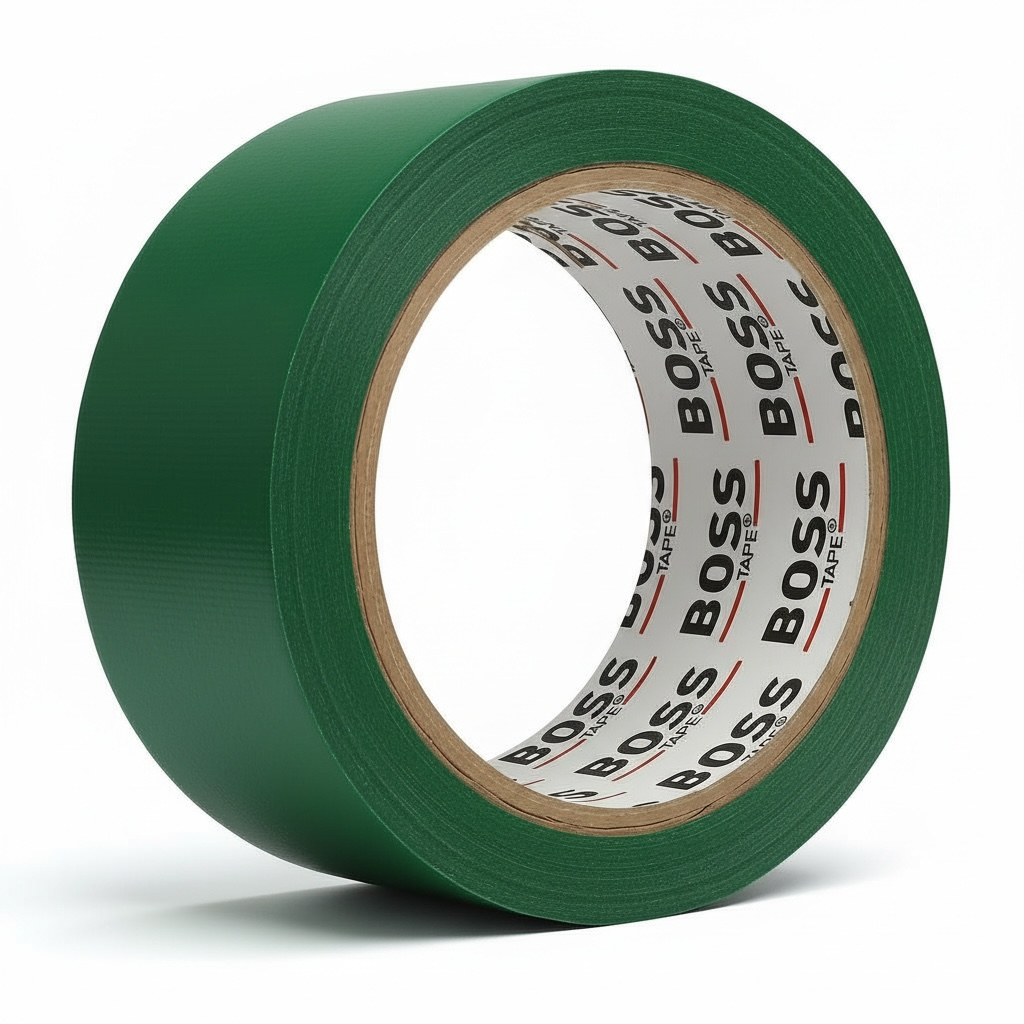 Duct tape gaffeur vert Boss Tape 25m – étanche multiusage, bricolage, réparation, fixation et usage professionnel
