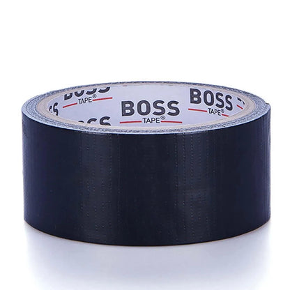 BOSSTAPE Ruban de Réparation étanche, Gaffeur multiusage, Toile américain NOIR - SQES