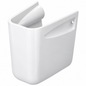 Cache-siphon mural DURAVIT D-Code blanc brillant en céramique sanitaire pour lavabo compatible
