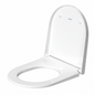 Abattant WC DURAVIT D-Neo blanc brillant à fermeture amortie SoftClose, démontable, forme D
