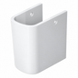 Cache-siphon DURAVIT D-Neo blanc brillant en céramique sanitaire pour lavabo suspendu
