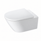 Pack WC suspendu DURAVIT D-Neo blanc Rimless 54 cm avec cuvette et abattant SoftClose
