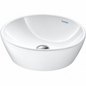 Vasque à poser ronde DURAVIT D-Neo blanche brillante Ø 40 cm en céramique sanitaire

