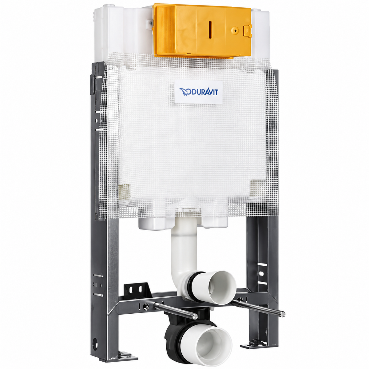 Bâti-support WC DURAVIT DuraSystem avec réservoir encastré 3/6 L pour cloison maçonnée et commande mécanique frontale
