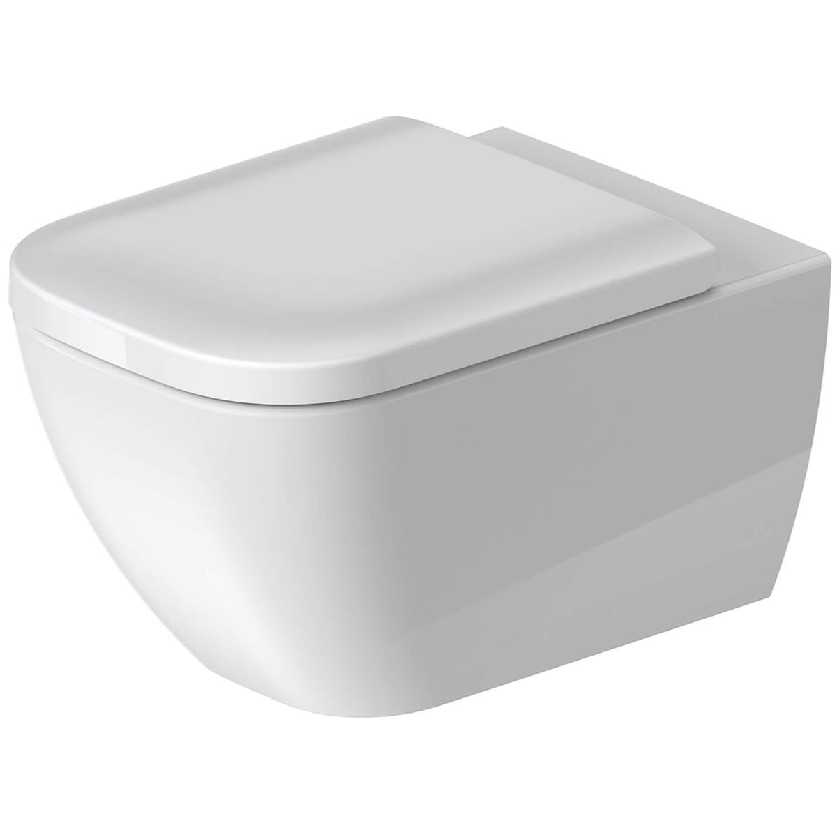 Cuvette WC suspendue DURAVIT HAPPY D.2 blanche, Rimless, 54 cm, référence 2222090000

