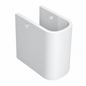 Cache-siphon DURAVIT No. 1 blanc brillant en céramique sanitaire pour lavabo suspendu
