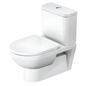 Cuvette WC suspendue DURAVIT No. 1 blanche Rimless 65 cm pour réservoir apparent
