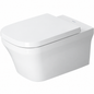 Cuvette WC suspendue DURAVIT P3 Comforts Rimless blanche 57 cm avec fixation invisible Durafix
