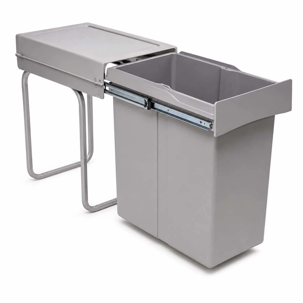 Poubelle Encastrable 1 Bac Gollinucci 6294G4 Gris – 40 L
