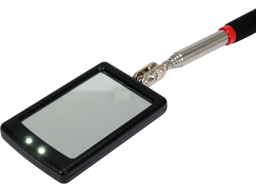 Jeu 5 Outils Télescopiques Magnétiques YATO YT-06622 — Miroirs LED & Pinces