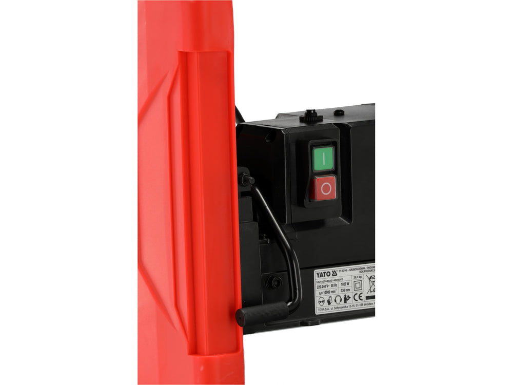 Raboteuse Stationnaire YATO YT-82148 — 1800W 330mm 10000 tr/min Menuiserie Pro