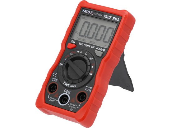 Multimètre Digital TRUE RMS YATO YT-730894 — NCV Auto LCD 4000 Électricien