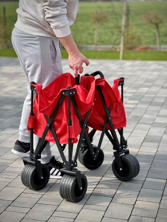 Chariot Pliant YATO YT-86950 — 100kg Camping Jardin Plage Oxford 600D