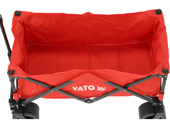 Chariot Pliant YATO YT-86950 — 100kg Camping Jardin Plage Oxford 600D