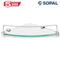 Étagère d'Angle en Verre SOPAL Série Yasmine SB57A04 — Rangement Salle de Bain Design | SQES Tunisie
