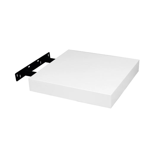 Étagère Murale Flottante en Bois 35x30cm – Blanc