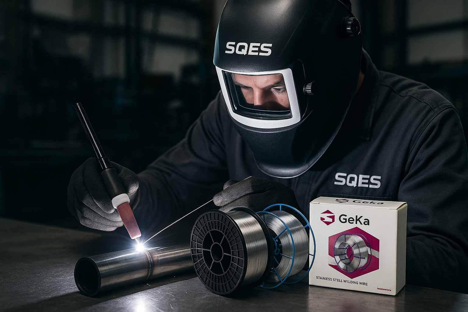 Expert SQES en action avec fils inox Geka