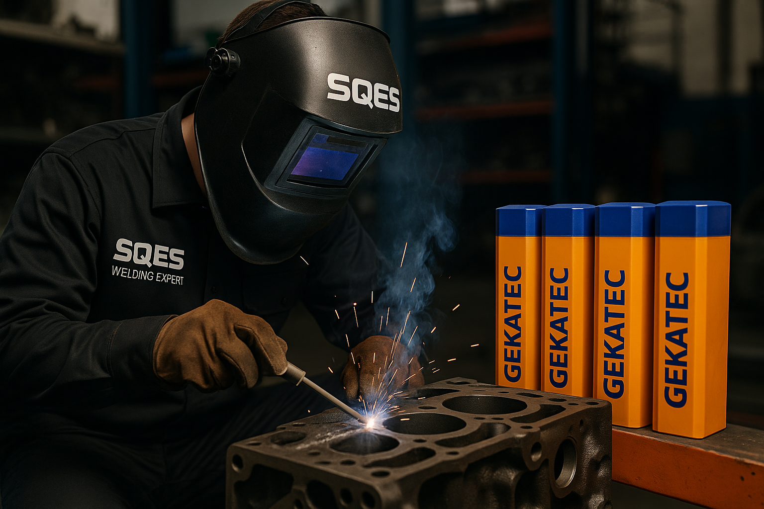 Expert SQES en action avec électrodes fonte