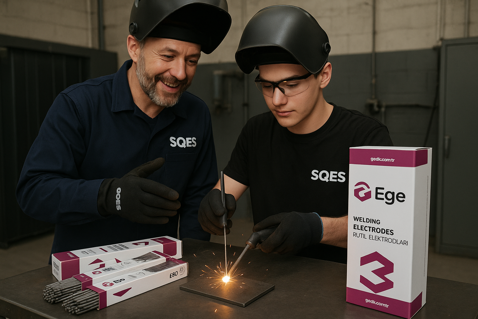 Expert SQES enseignant avec électrodes Ege