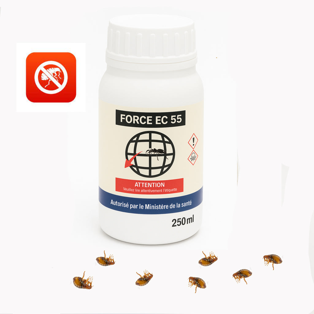 D100 FORCE EC55 - Insecticide Anti-Puces 250ml