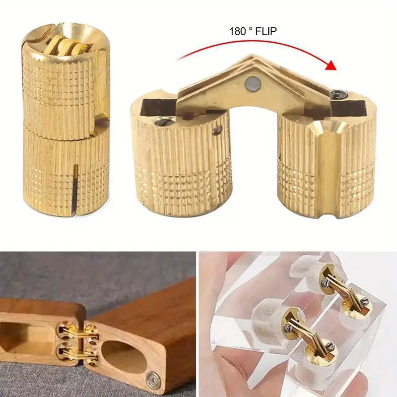 Charnières de meubles Cylindriques invisible 12mm