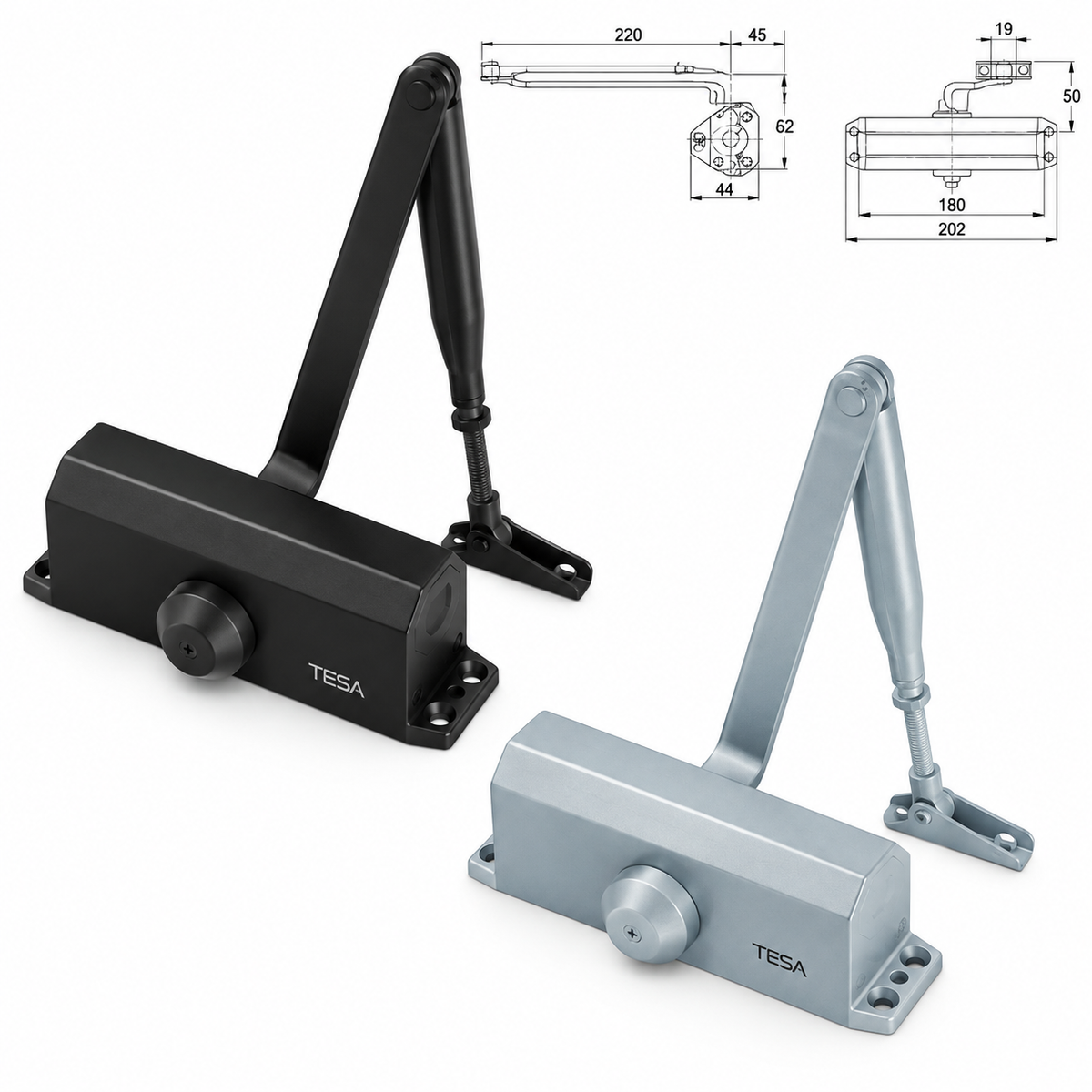 Ferme-porte TESA CT500 force EN2 EN3 EN4 | SQES Tunisie
