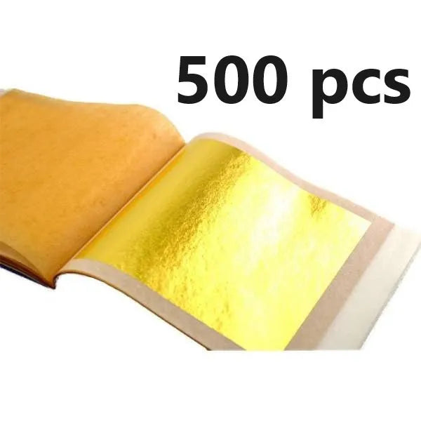 Feuille d'or - imitation OR 2.5 - 16cm*16cm - 500 pcs - Easy color COPRABEL - SQES