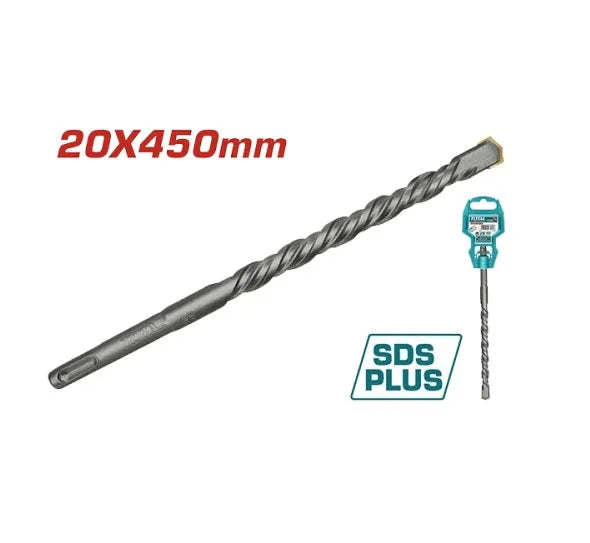 Foret Béton SDS+ TOTAL 20mm Carbure Tungstène Béton Pierre Maçonnerie 450mm — SQES Tunisie
