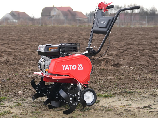 Motobineuse à Essence YATO YT-85591 — 196cc LONCIN 4,1kW 6 Lames 260mm