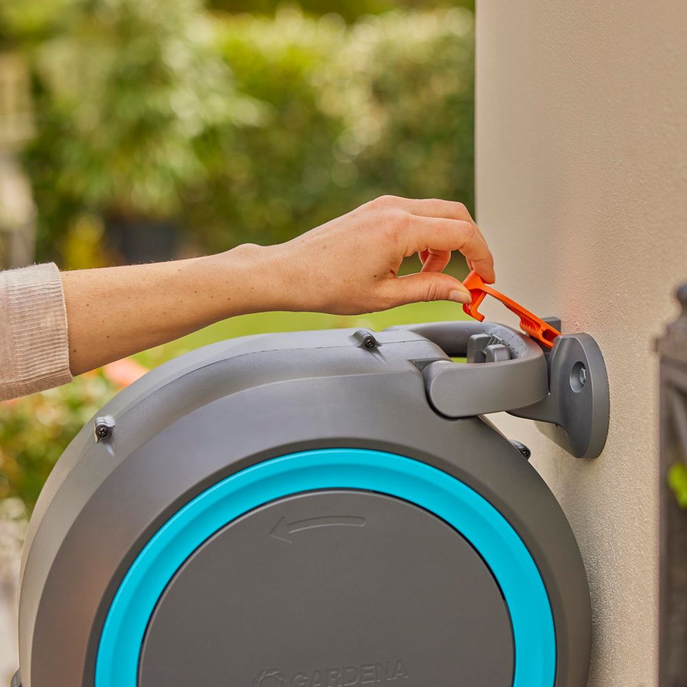 Boîtier de Tuyau Double avec Tuyau de 25 m GARDENA