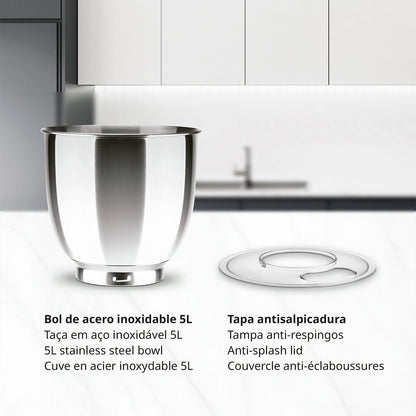 Robot Pétrin UFESA Genius 5L 1200W - Noir
