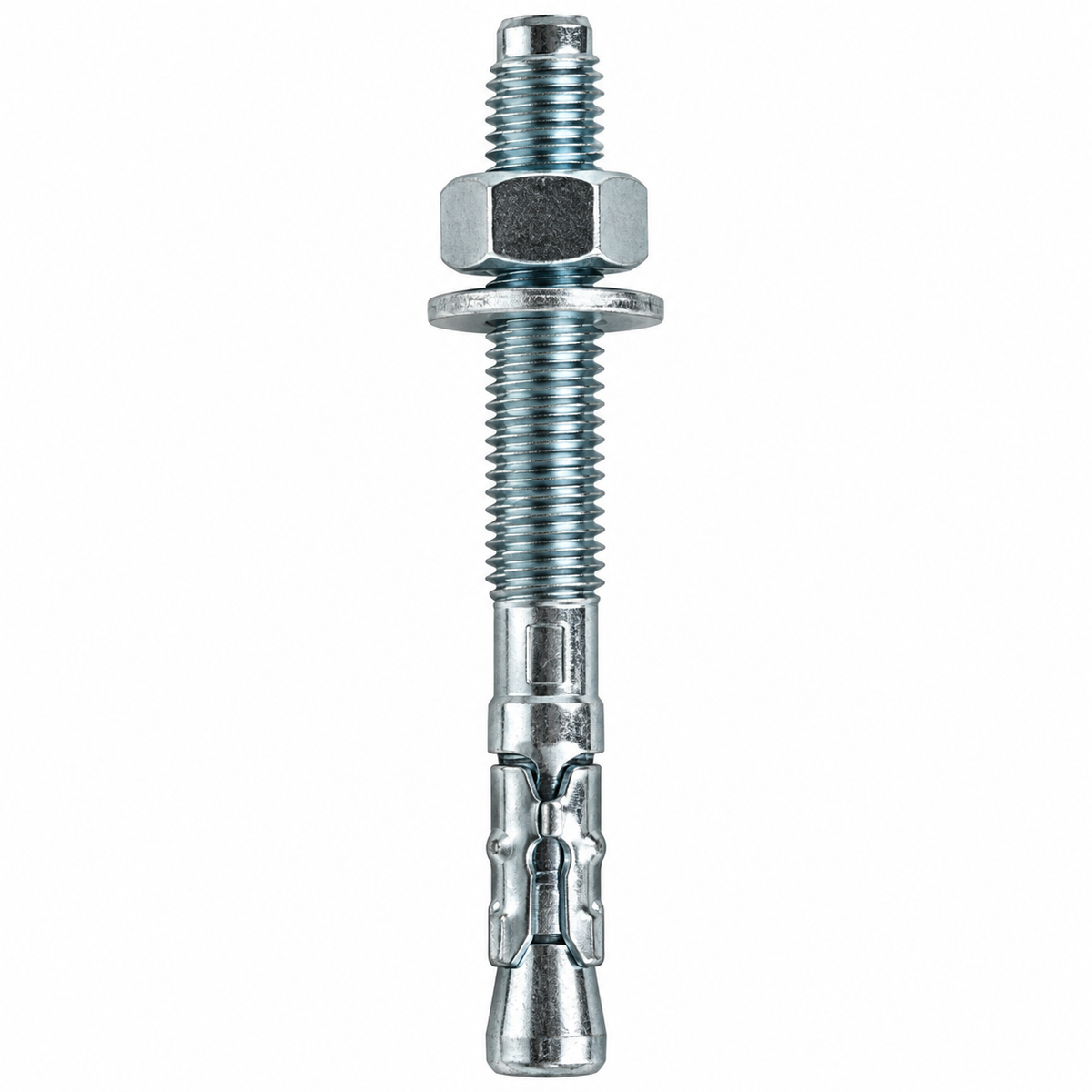 Goujon acier de fixation IMP 8×115, 10×120, 12×110, 12×95, 14×145, 16×125 — vendu par paquet complet | fixation ancrage visserie quincaillerie chantier professionnel | SQES Tunisie
