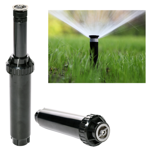 Arroseur d’irrigation noir avec buse verte, pour arrosage précis de jardin et pelouse – Disponible en Tunisie au meilleur prix.