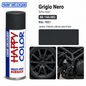Spray peinture gris noir RAL 7021 400ml Saratoga Happy Color – jantes, châssis, pièces auto/moto – SQES Ariana Menzah 8 Tunisie