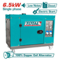 Groupe Électrogène Diesel Silencieux 6,5kW TOTAL TP265001