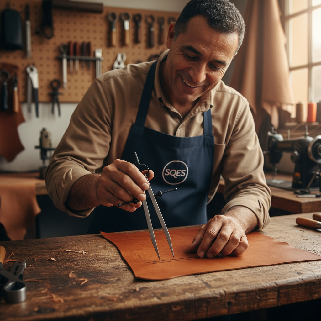 Image 5 - Artisan maroquinier en action