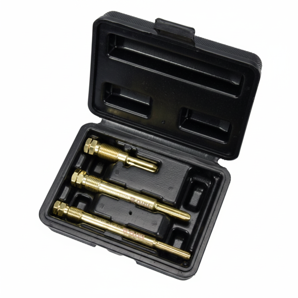 Kit alésoirs bougie préchauffage YATO YT-05341 mallette ouverte 3 pièces CrV