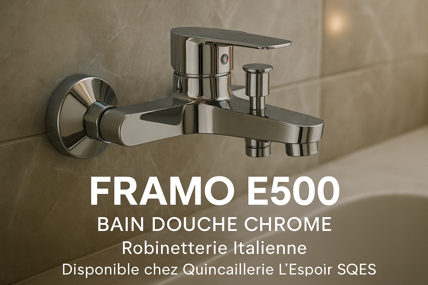 Mitigeur Bain Douche FRAMO E500 Chrome - Story Instagram