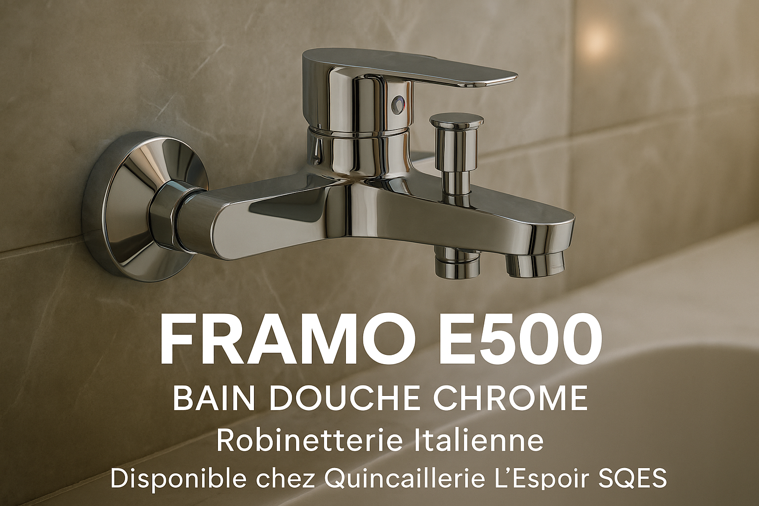 Mitigeur Bain Douche FRAMO E500 Chrome - Story Instagram