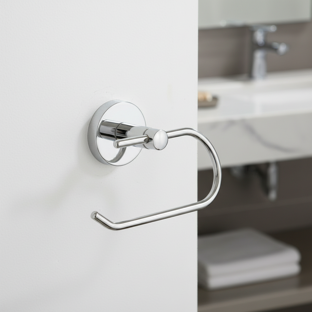 Porte Papier Toilette Chrome Camero SMART Ouvert