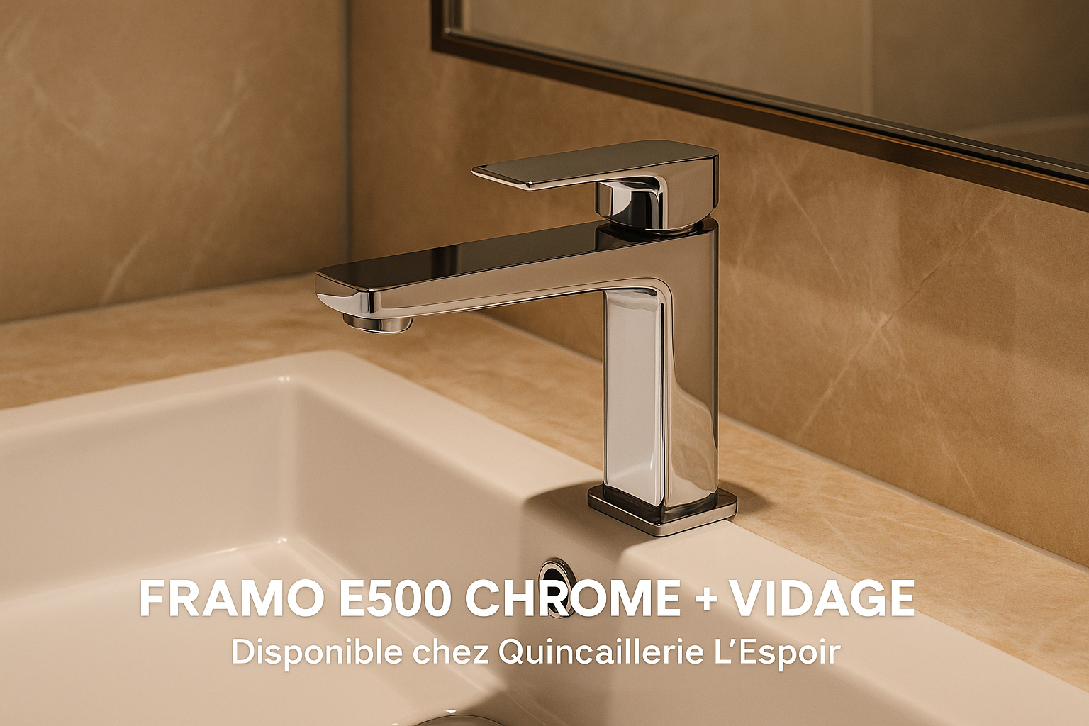 Mitigeur FRAMO E500 Chrome - Story Instagram